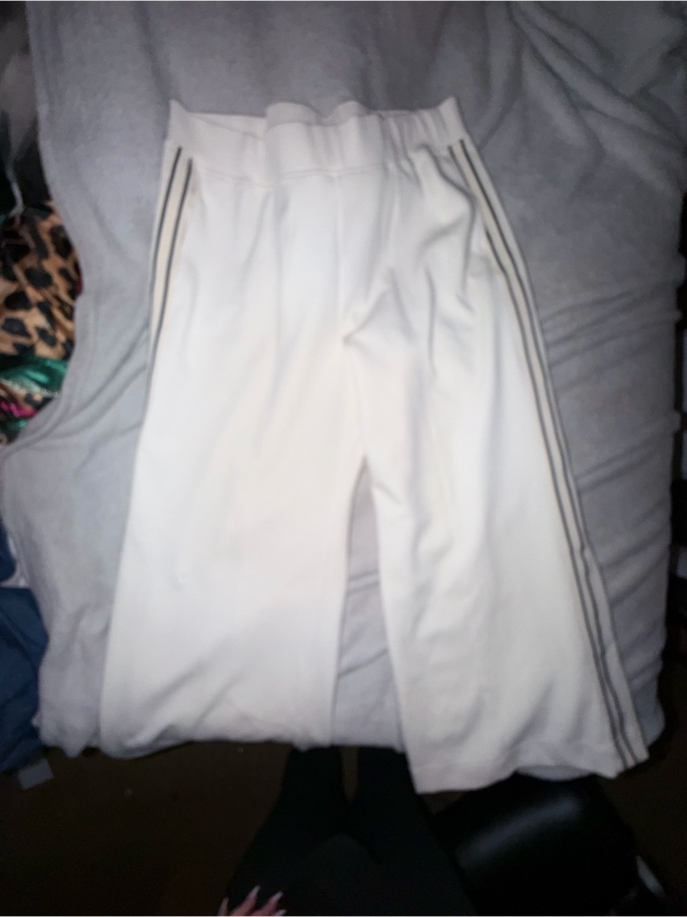 Fabletics Bone Sweatpants with Side Stripe Detail